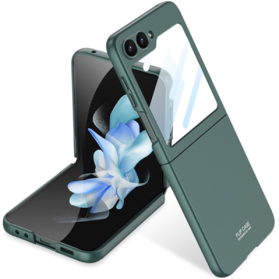 Samsung Galaxy Flip7 FE / Flip6 GKK Creative roheline plastikust ümbris - tagakülg | Priedai.lt