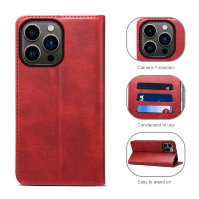 Apple iPhone 15 Pro "Suteni" punane tahke kaaned | Priedai.lt