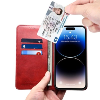Apple iPhone 15 Pro "Suteni" punane tahke kaaned | Priedai.lt