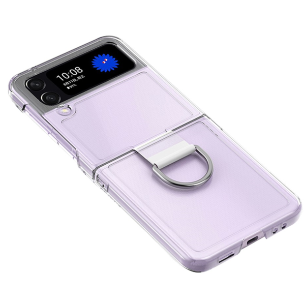 „Ring“ plastikust kaaned - läbipaistev (Galaxy Flip4)