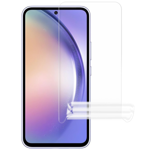 "JUNLI" (TPU) ekraani kaitsekile (täielik katvus) - läbipaistev (Galaxy A55)