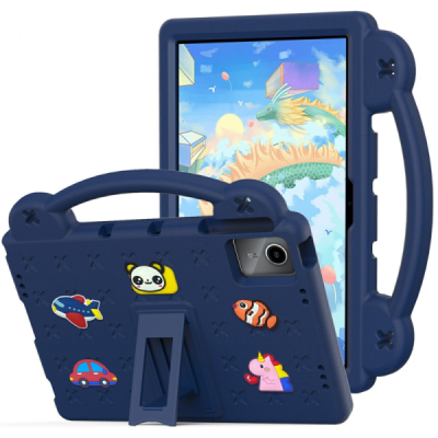 Huawei MatePad SE 11 / Lenovo Tab M11 / Xiaoxin Pad 11 2024 / Xiaomi Redmi Pad SE Eva tugevdatud kaitseümbris, sinine tagakülg |