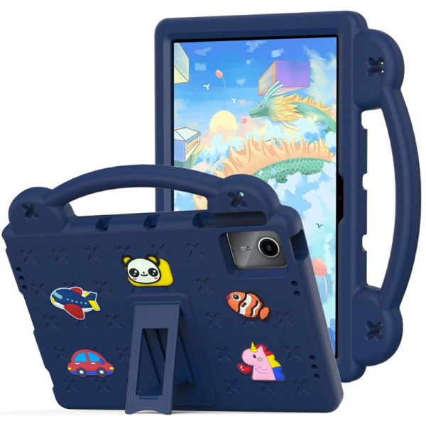 „Eva“ Tugevdatud turvalisus kaaned - sinine (Huawei MatePad SE 11 / Lenovo Tab M11 / Xiaoxin Pad 11 2024 / Xiaomi Redmi Pad SE)