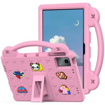 Huawei MatePad SE 11 / Lenovo Tab M11 / Xiaoxin Pad 11 2024 / Xiaomi Redmi Pad SE Eva tugevdatud kaitseümbris, roosa tagakülg | 