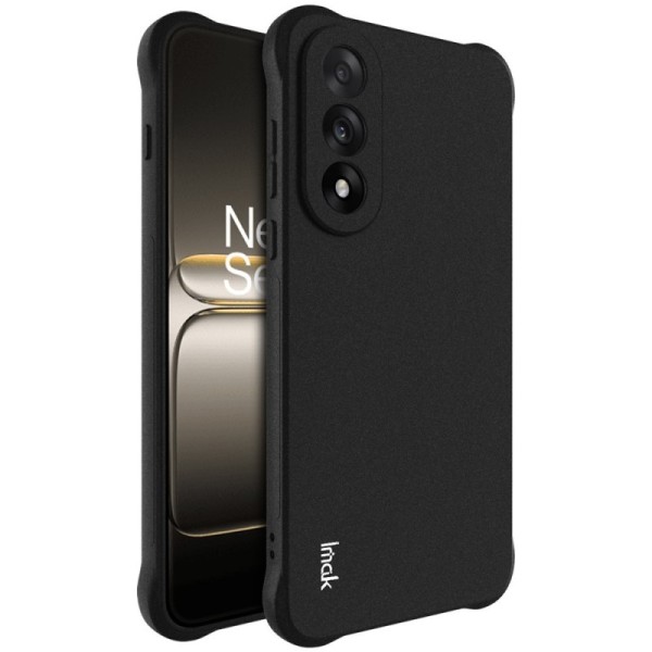 "Imak" tugevdatud turvalisus Airbag kõva silikoon matt (TPU) ümbris - must (OnePlus Nord 5 / Ace 5 Ultra)