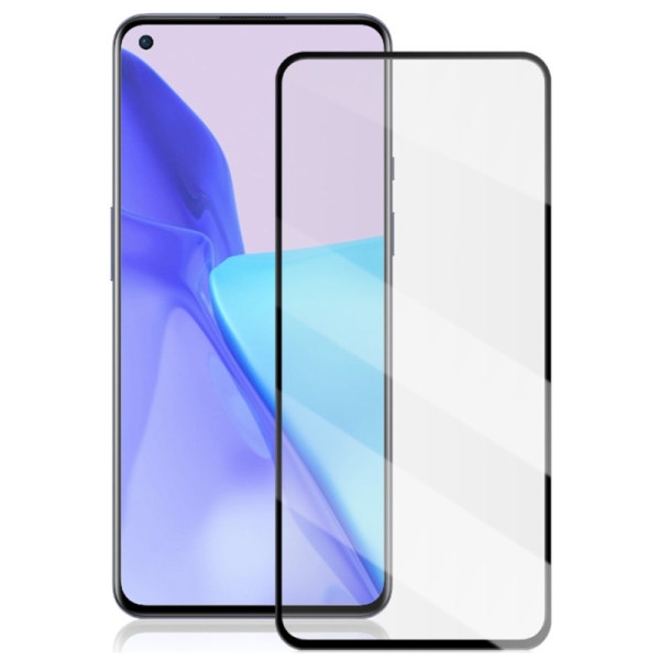 "Mocolo" 2.5D Tempered Glass kaitsev ekraaniklaas - must (OnePlus 9)
