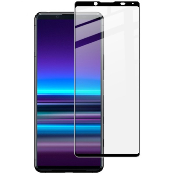 "IMAK" Tempered Glass täielik katvus kaitsev ekraaniklaas - must (Xperia 5 II)