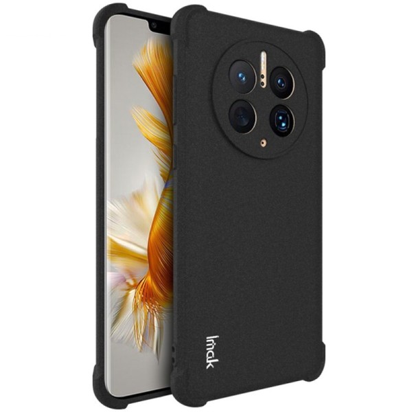 "Imak" tugevdatud turvalisus kõva silikoon matt (TPU) ümbris - must (Mate 50 Pro)