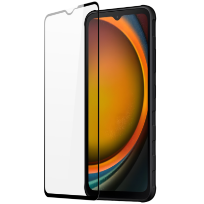 Samsung Galaxy XCover7 Pro „Dux Ducis“ 9H Tempered Glass täiustatud kaitse must täiskattega kaitseklaas 2.5D | Priedai.lt