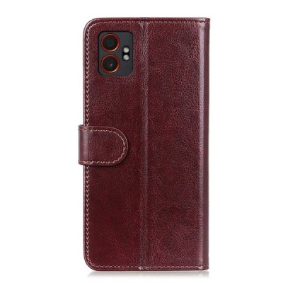Samsung Galaxy XCover7 Pro Binfen nahk Pruun kaaned - rahakott | Priedai.lt