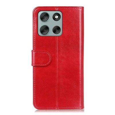 Motorola Moto G56 Binfen nahk punane kaaned - rahakott | Priedai.lt