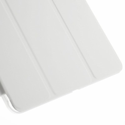 Apple iPad Air 2 plonas atverčiamas baltas odinis dėklas / Priedai.lt