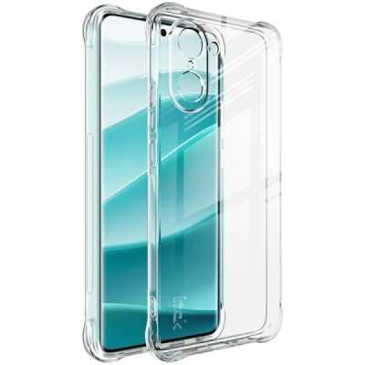 OnePlus Nord CE5 / Ace 5 Racing "Imak" tugevdatud kaitse kõva silikoon TPU airbag läbipaistev ümbris - tagakülg | Priedai.lt