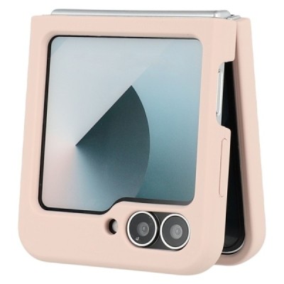 Samsung Galaxy Flip6 "Shell" kõva silikoon (TPU) tagakaane roosa - ümbris | Priedai.lt