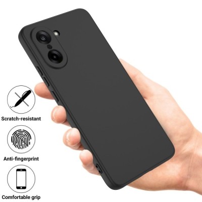 OnePlus Nord CE5 "Shell" kõva silikoon (TPU) tagakaane must - ümbris | Priedai.lt