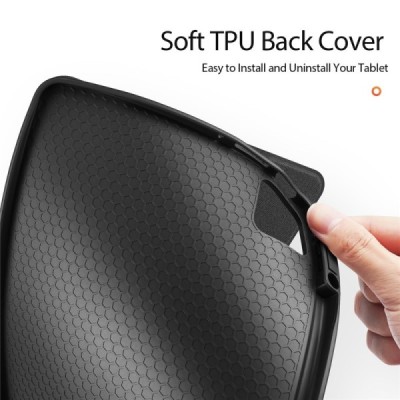 Xiaomi Pad 7 / Pad 7 Pro "Dux Ducis" Domo klapiga must nahkümbris - pliiatsiga | Priedai.lt