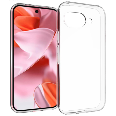 Google Pixel 9a kõva silikoon (TPU) tagakaane läbipaistev - ümbris | Priedai.lt