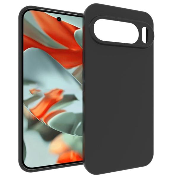 „Xhomet“ Kõva silikoon (TPU) ümbris – must (Pixel 10 Pro XL)