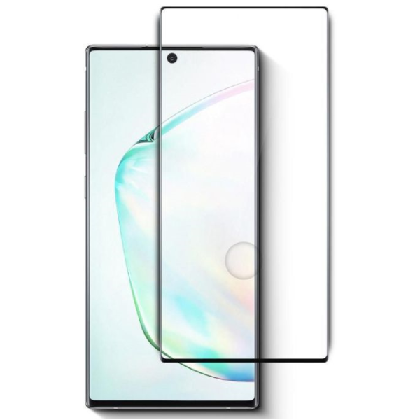 „Premium“ Tempered Glass täielik katvus kaitsev ekraaniklaas 0.2 mm - must (Galaxy Note 20 Ultra)