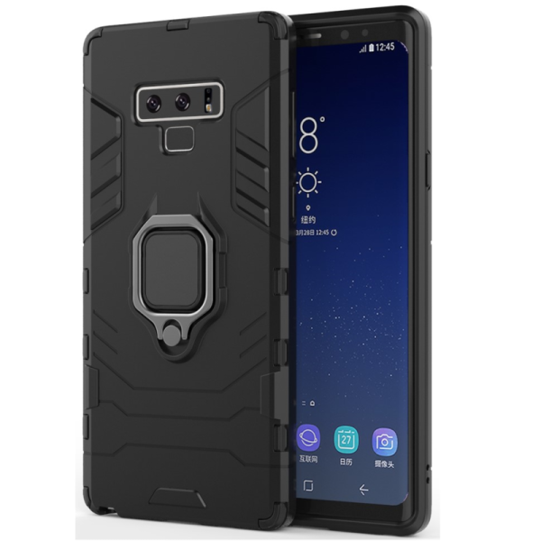 "Mozhi" Kickstand Tugevdatud turvalisus ümbris - must (Galaxy Note 9)