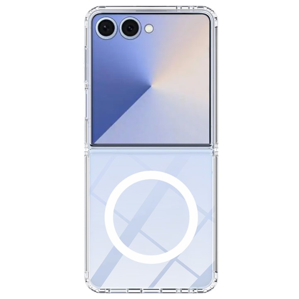 "Tubi" MagSafe kõva silikoonist (TPU) ümbris - läbipaistev (Galaxy Flip7)