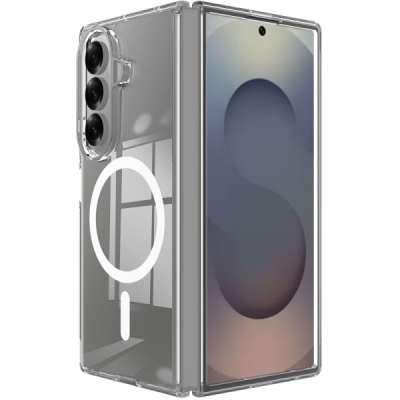 Tubi MagSafe Samsung Galaxy Fold7 läbipaistev kõvast plastist ümbris - tagakülg | Priedai.lt
