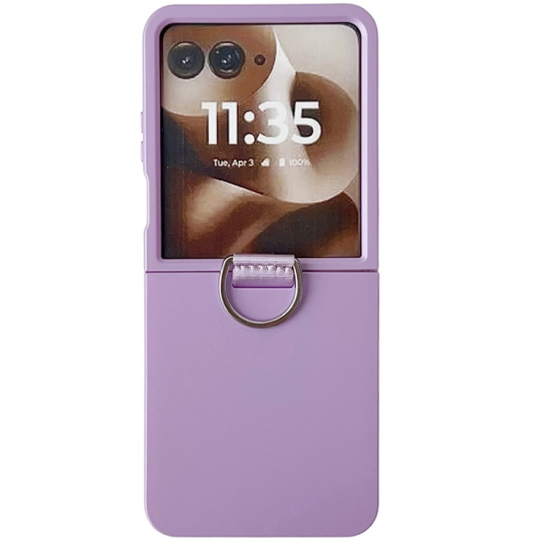 „Ring“ plastikust kaaned - lilla (Motorola Razr 60 Ultra)