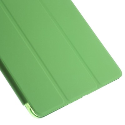 Apple iPad Air 2 plonas atverčiamas žalias odinis dėklas / Priedai.lt