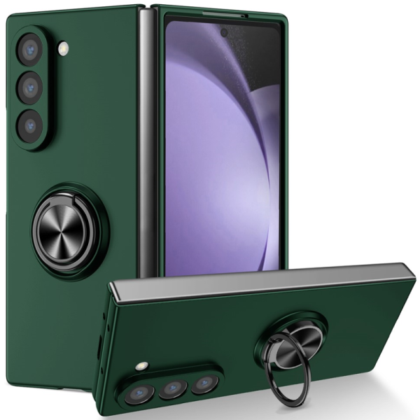„Fashion“ Kickstand kõva plastümbris - roheline (Galaxy Fold7)
