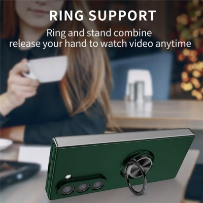Samsung Galaxy Fold7 "Fashion" kõva plastümbris, roheline jala jalaga - tagakülg | Priedai.lt