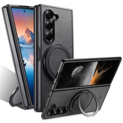 Samsung Galaxy Fold7 „SUTENI“ tugijalg läbipaistev plastümbris - tagakülg | Priedai.lt