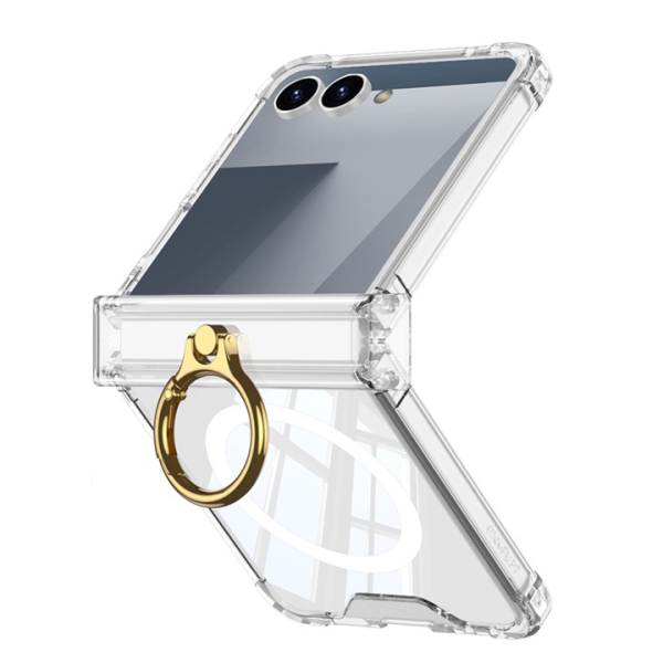 „GKK“ Kickstand Plastikust MagSafe'i ümbris - läbipaistev (Galaxy Flip7)