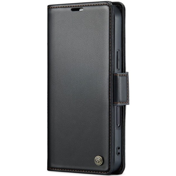 "CaseMe" Leather tahke kaaned - must (iPhone 16 Pro Max)