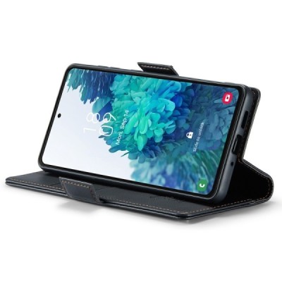 Samsung Galaxy S20 FE CaseMe Leather tahke nahk kaaned - must | Priedai.lt