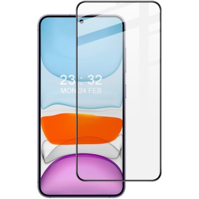 Samsung Galaxy S25 Edge "IMAK" karastatud klaasiga tugevdatud kaitse must täiskattega kaitseklaas | Priedai.lt