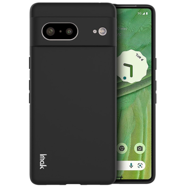 „Imak“ Kõva silikoon (TPU) kaaned - must (Pixel 7)