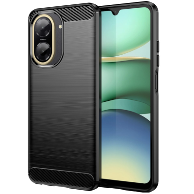 Xiaomi Redmi A5 "Carbon" kõva silikoon (TPU) tagakaane must - ümbris | Priedai.lt