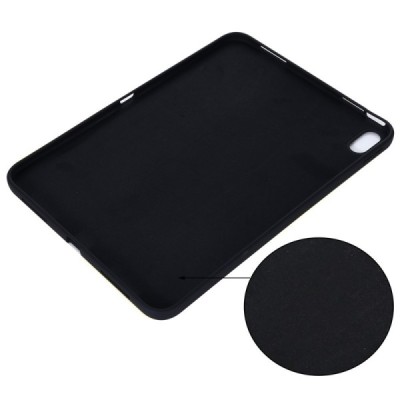 Apple iPad 11 2025, iPad 10,9 2022 Shell kõva silikoonist TPU must ümbris – taga | Priedai.lt