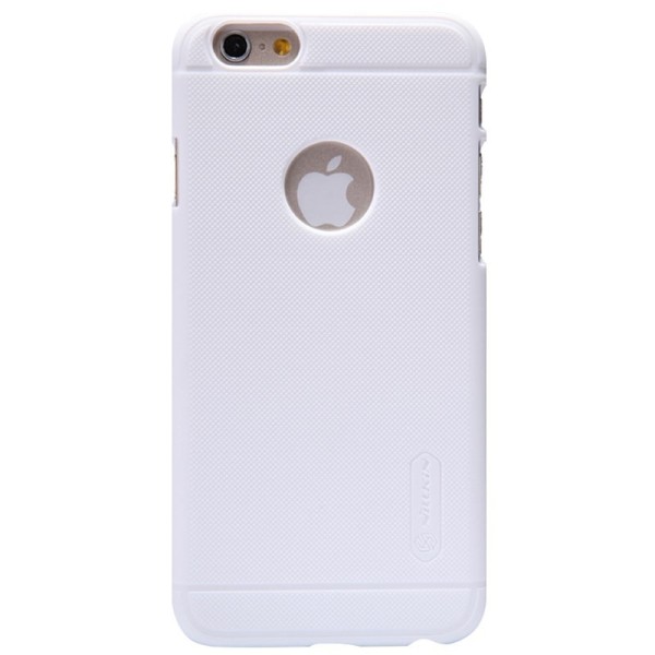 „Nillkin“ Frosted Shield kaaned - valge + ekraani kaitse (iPhone 6 / 6s)