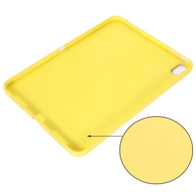 Apple iPad 11 2025, iPad 10,9 2022 Shell kõva silikoonist TPU kollane ümbris – taga | Priedai.lt