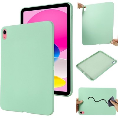 Apple iPad 11 2025, iPad 10,9 2022 Shell kõva silikoonist TPU roheline ümbris – taga | Priedai.lt