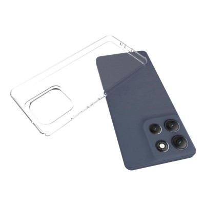 Motorola Moto G86 Power kõva silikoon (TPU) tagakaane läbipaistev - ümbris | Priedai.lt