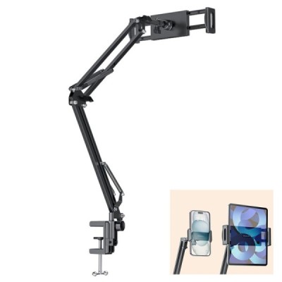"YESIDO" Desktop Stand universaalne lauaarvuti (telefoni) hoidik - must | Priedai.LT