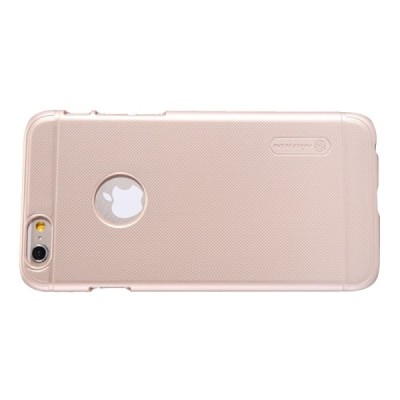 Nillkin Frosted Shield Apple iPhone 6 (6s) auksinis plastikinis dėklas + apsauginė ekrano plėvelė / Priedai.lt