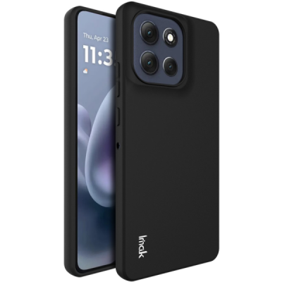 Motorola Moto G86 Power „Imak“ kõvast silikoonist TPU must ümbris - taga | Priedai.lt