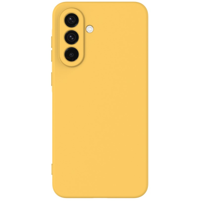Samsung Galaxy A17 "Shell" kõva silikoon (TPU) tagakaane kollane - ümbris | Priedai.lt