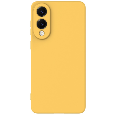 Samsung Galaxy S25 Edge "Shell" kõva silikoon (TPU) tagakaane kollane - ümbris | Priedai.lt