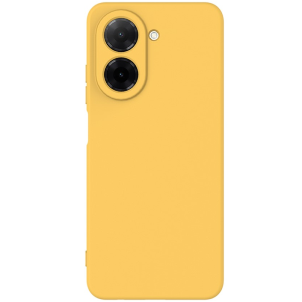 "Shell" kõva silikoon (TPU) ümbris – kollane (Redmi A5)