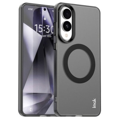 Samsung Galaxy S25 Edge "IMAK" Candy MagSafe matt kõva silikoon (TPU) ümbris – must | Priedai.lt