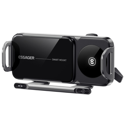 "ESSAGER" magnetiline must autotelefoni hoidik / laadija (15W) | Priedai.lt